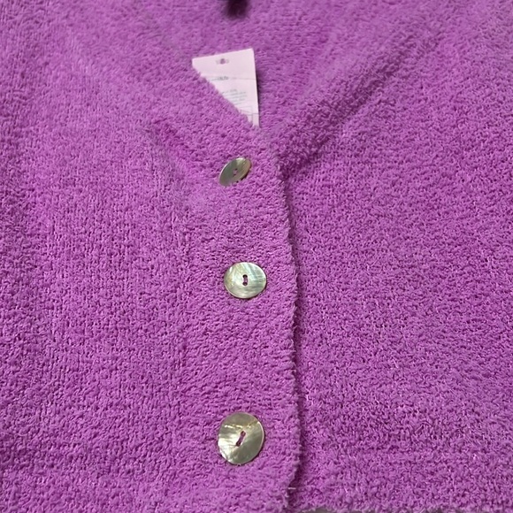 Cropped Cardigan- Teddy Bear Soft - Picture 4 of 8